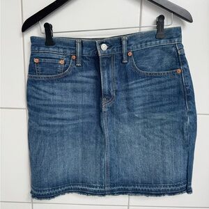 Levi's Classic Blue Denim Skirt
